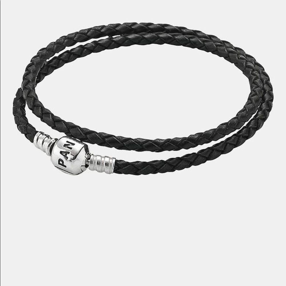 Pandora leather wrap bracelet